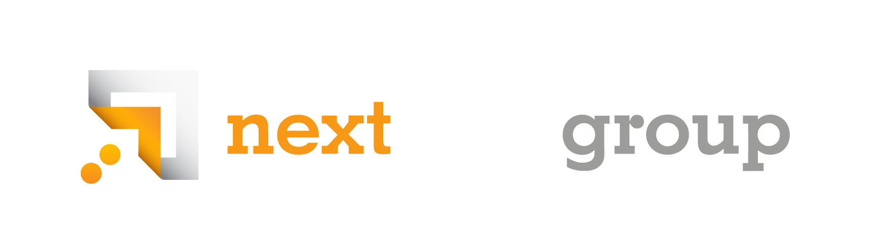 Next Tech Group logo reverse colours